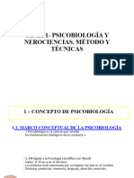 Tema 1 - Psicobiologã A y Nerociencias