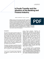 Electronic Funds Transfer and The Internationalisation of The Banking and Finance Industry - 1985