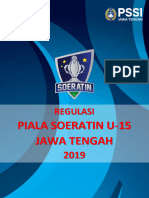 Regulasi Piala Soeratin U 15 Jawa Tengah 2019