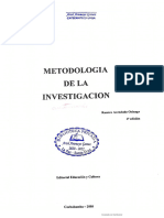 METODOLOGIA DE LA INVESTIGACIÓN - Ramiro Avendaño Osinaga
