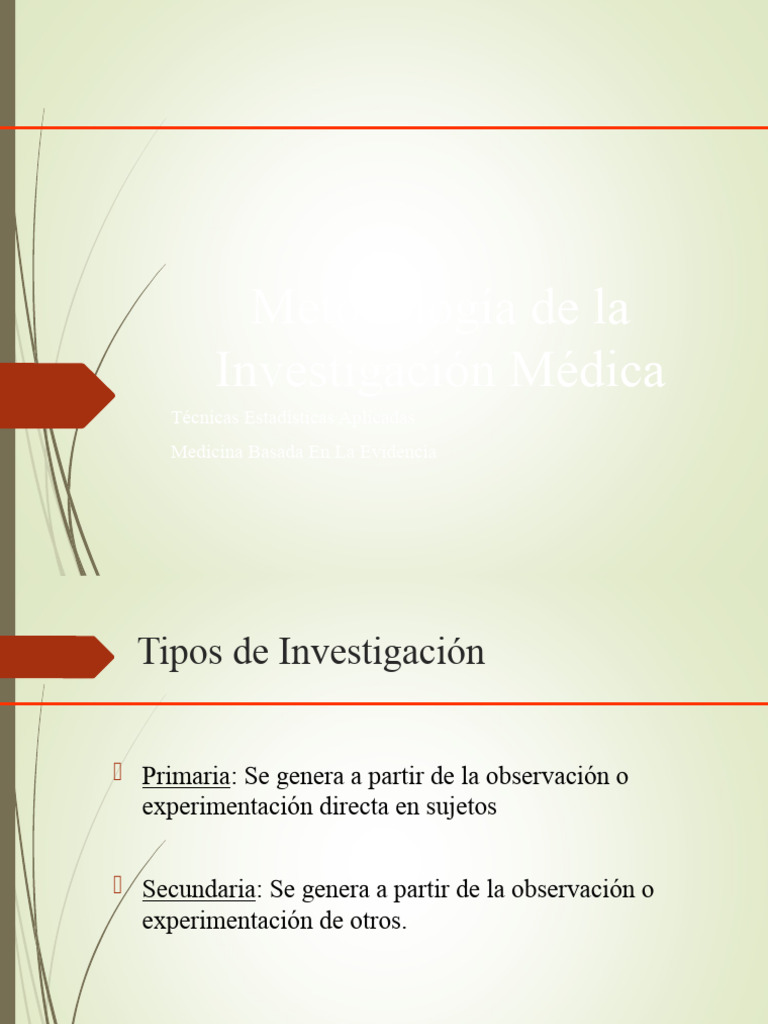 Tipos de Estudios - Investigacion Clinica | PDF | Experimentar | Ensayo ...