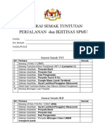 SENARAI SEMAK TNT Dan IKH