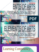 Q2-PPT-ARTS10-Lesson 1 (Elements of Arts)