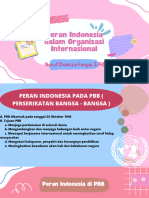 Peran Indonesia Dalam Organisasi Internasional