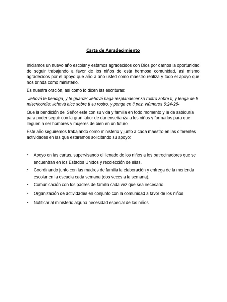 Agradecimiento a Maestros por su Labor | PDF | Relaciones personales ...