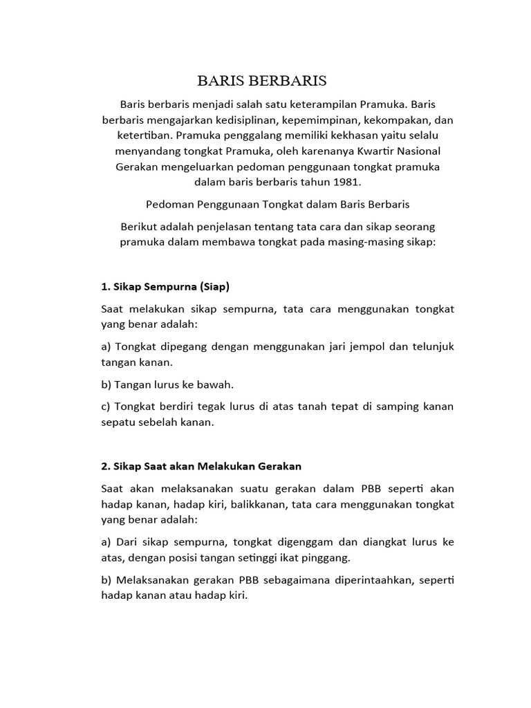 Baris Berbaris Amdikar Sangga1stuna PDF