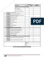 Daftar Ceklis Kelengkapan Dokumen