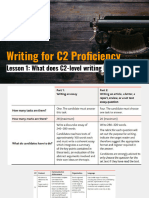 Writing For C2 Proficiency - Lesson 1 What Does C2-Level Writing Look Like