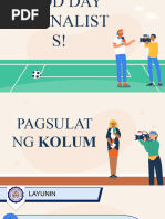 Column Writing (Tagalog) | PDF
