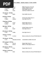GMEA All-State Band 2025 Roster | PDF | Music Technology | Schools