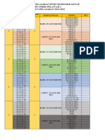 Jadwal Pelajaran 4B