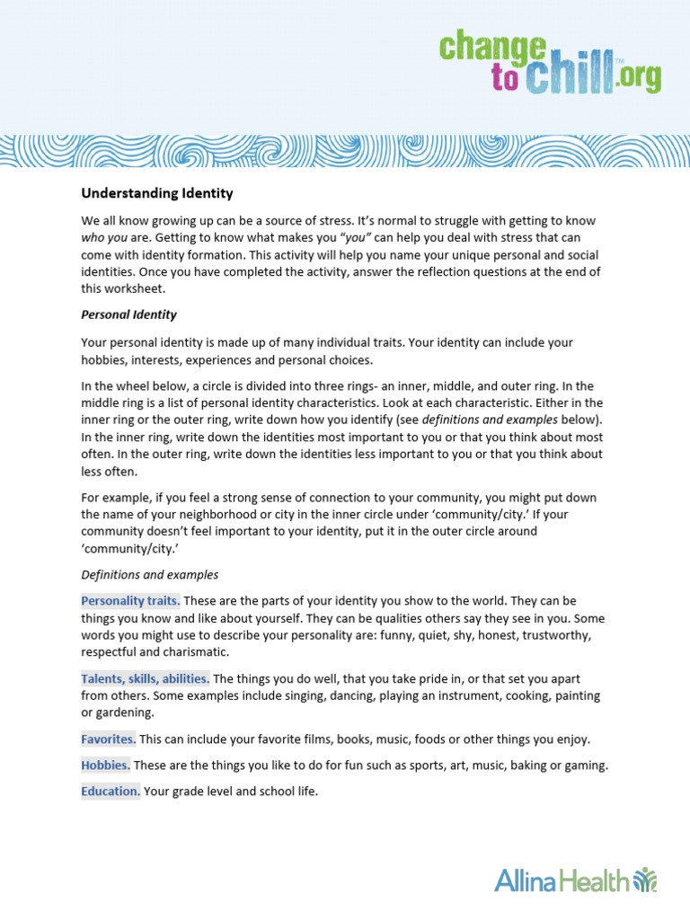 Understanding-Identity FINAL | PDF | Sexual Orientation | Identity ...