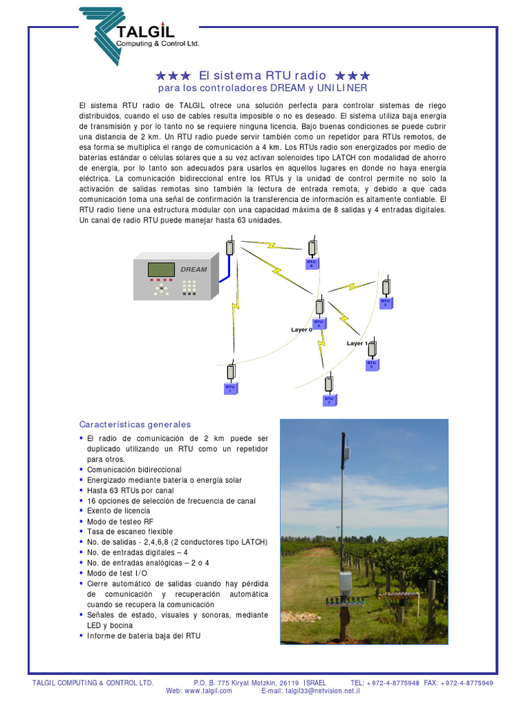 RF RTU Brochure SPN | PDF | Radio | Bienes manufacturados