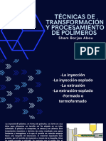 Tecnicas de Transformacion y Procesamientos de Polimeros