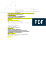 Lecture 7 - Gene Expression and Proteins