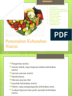 Pemenuhan Kebutuhan Nutrisi KELOMPOK5