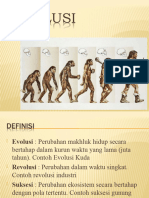 EVOLUSI Dan ASAL USUL HIDUP