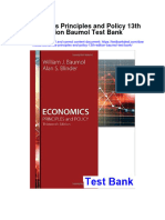 Ebook Economics Principles and Policy 13Th Edition Baumol Test Bank Full Chapter PDF
