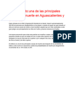 Ahogamiento-Una de Las Principales Causas de Muerte en Aguascalientes y El Mundo