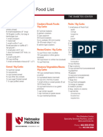 2 - 9212 Carb Counting Food List