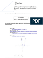 2.2 Quadratic Functions