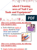 Standard Cleaning Procedures of Nail Care Tools and Equipment (Part 9)