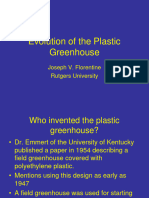 Evolution of The Plasic Greenhouse