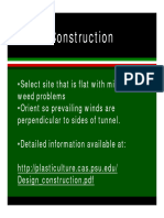 High Tunnel Construction