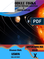 E-MODUL HUKUM NEWTON GRAVITASI & HUKUM kEPLER