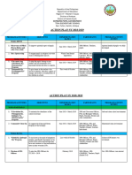 SPG Plan of Action - SY 2018 2019