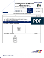 Unidad Educativa Fiscal "Río Marañón: Examen Del Tercer Trimestre