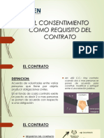 El Consentimiento Como Requisito Del Contrato