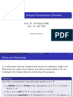 Unique Factorization Domain 2