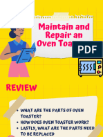 Maintain and Repair An Oven Toaster Grade 10-EPAS