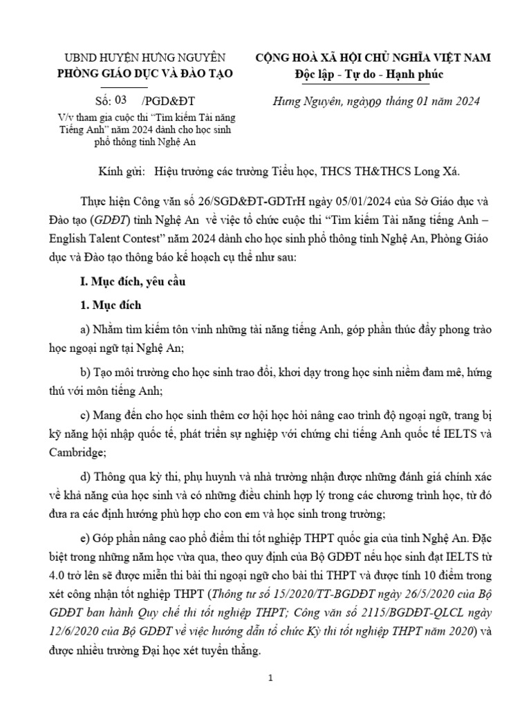 Cong van to chuc thi tim kiem tai nang tieng anh pdf