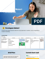 Persiapan Materi Pemasaran