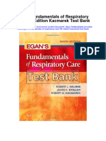 Ebook Egans Fundamentals of Respiratory Care 9Th Edition Kacmarek Test Bank Full Chapter PDF