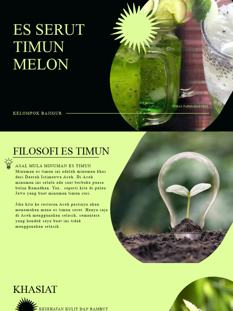 Es Timun Melon | PDF | Memasak, Makanan, & Anggur | Kesehatan Holistik