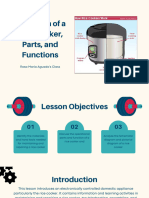 Module 5: Operation of Rice Cooker and Function
