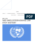 Why Does International Law Even Matter - Current Affairs