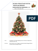 Tertib Acara Natal Sekolah Minggu