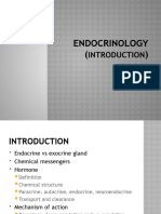 1 - Introduction Endocrinology