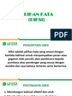 Pilihan Kata (Diksi)