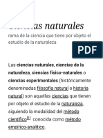 Ciencias Naturales - Wikipedia, La Enciclopedia Libre