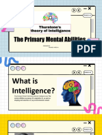 Primary Mental Abilities-Cluster 1