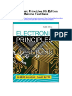Ebook Electronic Principles 8Th Edition Malvino Test Bank Full Chapter PDF