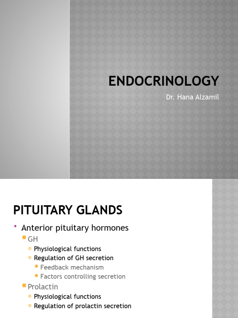 2 - Anterior Pituitary Gland | PDF | Growth Hormone | Pituitary Gland