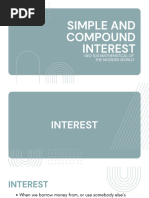 Simple and Compound Interest