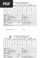 CSE EVEN 2023-2024 Timetable