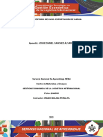 Evidencia 3 Estudio de Caso. Exportación de Carga